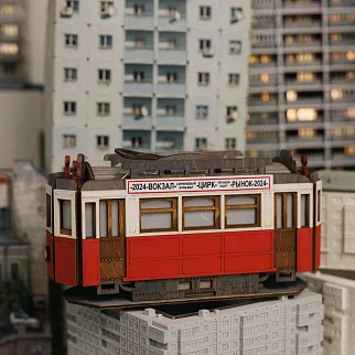 Модель Выборгского трамвая