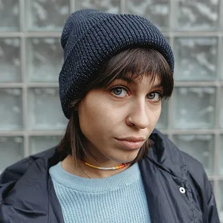 Светоотражающая шапка Friend Function синяя