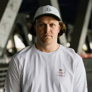 Кепка Carhartt WIP Linus Stripe Park White