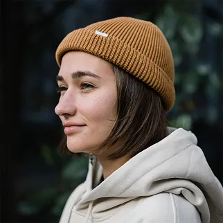 Шапка Меч Knit Short Beanie Mustard