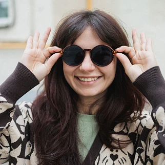 Очки Komono Madison Burgundy Coral