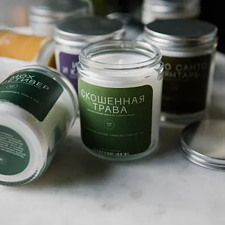 Свеча Friend Function Скошенная трава 240 мл