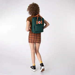 Рюкзак Fjallraven Kanken Arctic Green-Spicy Orange (667-206)