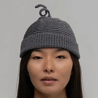 Шапка CHECK YA HEAD серая 25225/12