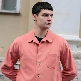 Рабочая рубашка Friend Function лососевая унисекс