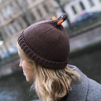 Шапка Friend Function Будь как голубь кофейный