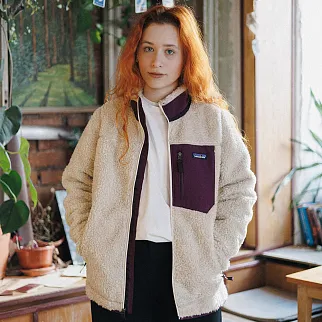 Флиска Patagonia женская Classic Retro-X Fleece Jacket dark natural - night plum