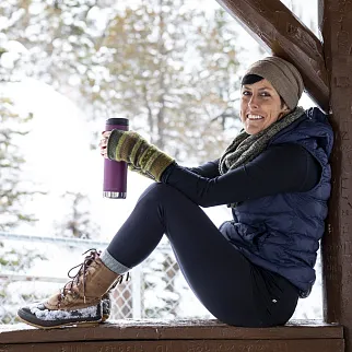 Термокружка Klean Kanteen TKWide 592 мл Twist Cap Purple Potion