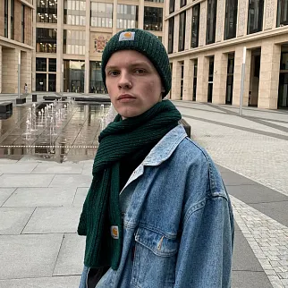 Шапка Carhartt WIP Anglistic Beanie - Dark Fir