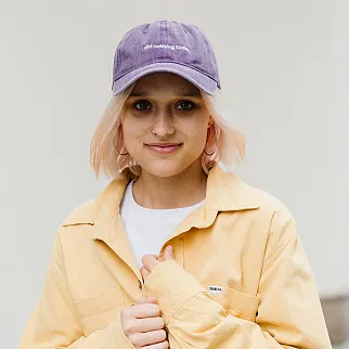 Бейсболка Faded с вышивкой I did nothing today