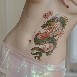 Временная татуировка Japanese Dragon