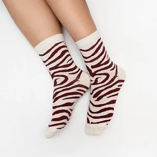 Носки Friend Function Зебровые молочные 36-40