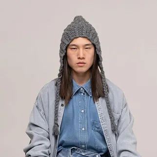 Чепчик CHECK YA HEAD серый 2463/153