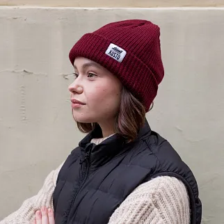 Шапка Kusto Heat SHORT бордовая