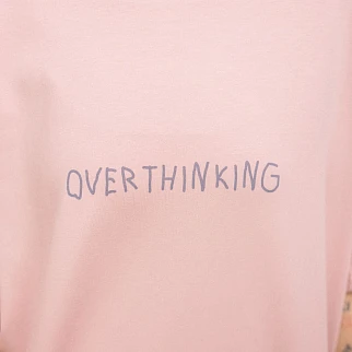 Футболка Friend Function Overthinking пудровая