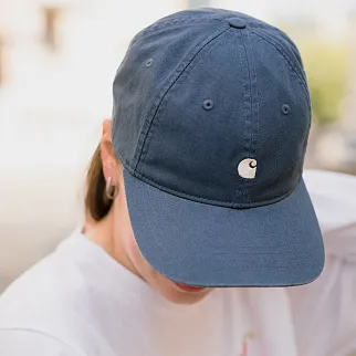 Кепка Carhartt WIP Madison Logo Storm Blue/Wax