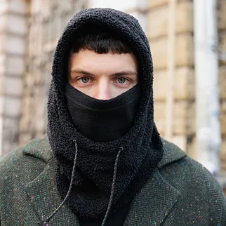 Капюшон Friend Function барашковый черный