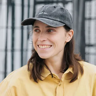 Кепка Friend Function всё ок. черная с серебряной нитью