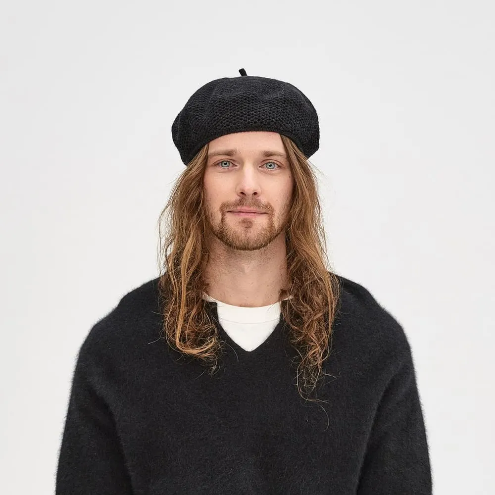 Берет CHECK YA HEAD черный T2160/1