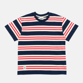 Футболка Меч STRIPES White-Navy-Red