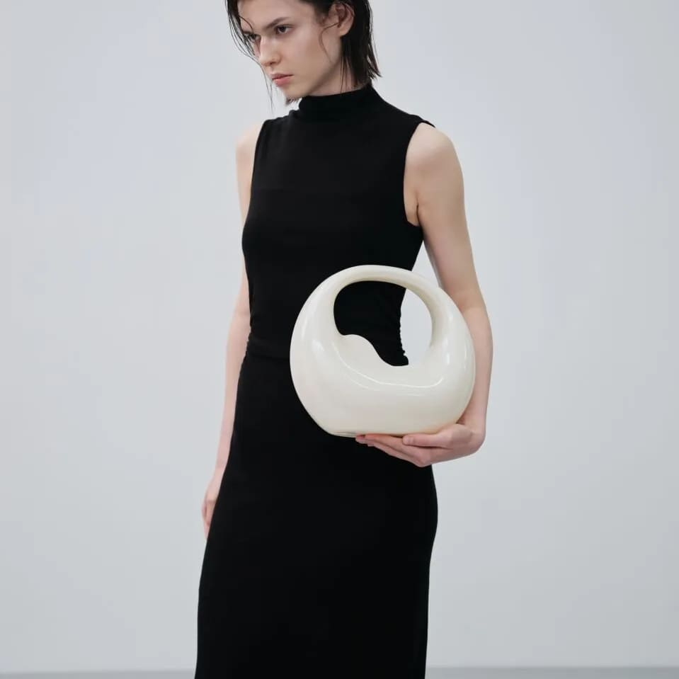 Сумка Gaston Luga Billie Bag Pearl White