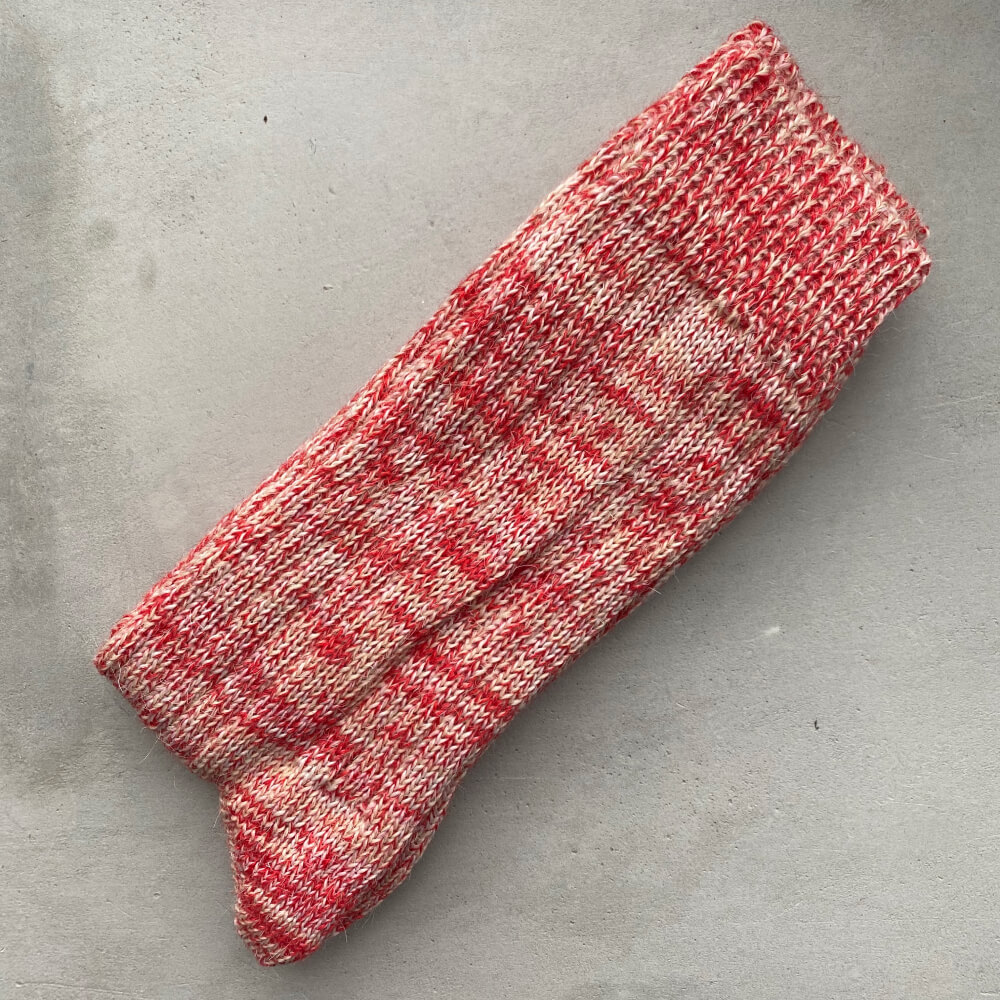 Шерстяные носки Friend Function красные - фото 2