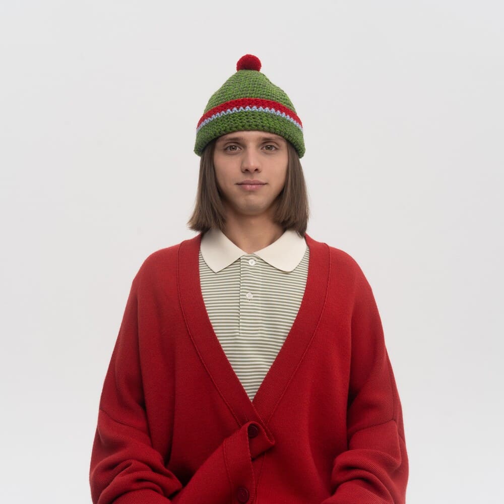 Шапка CHECK YA HEAD зеленая 2510/162 - фото 4