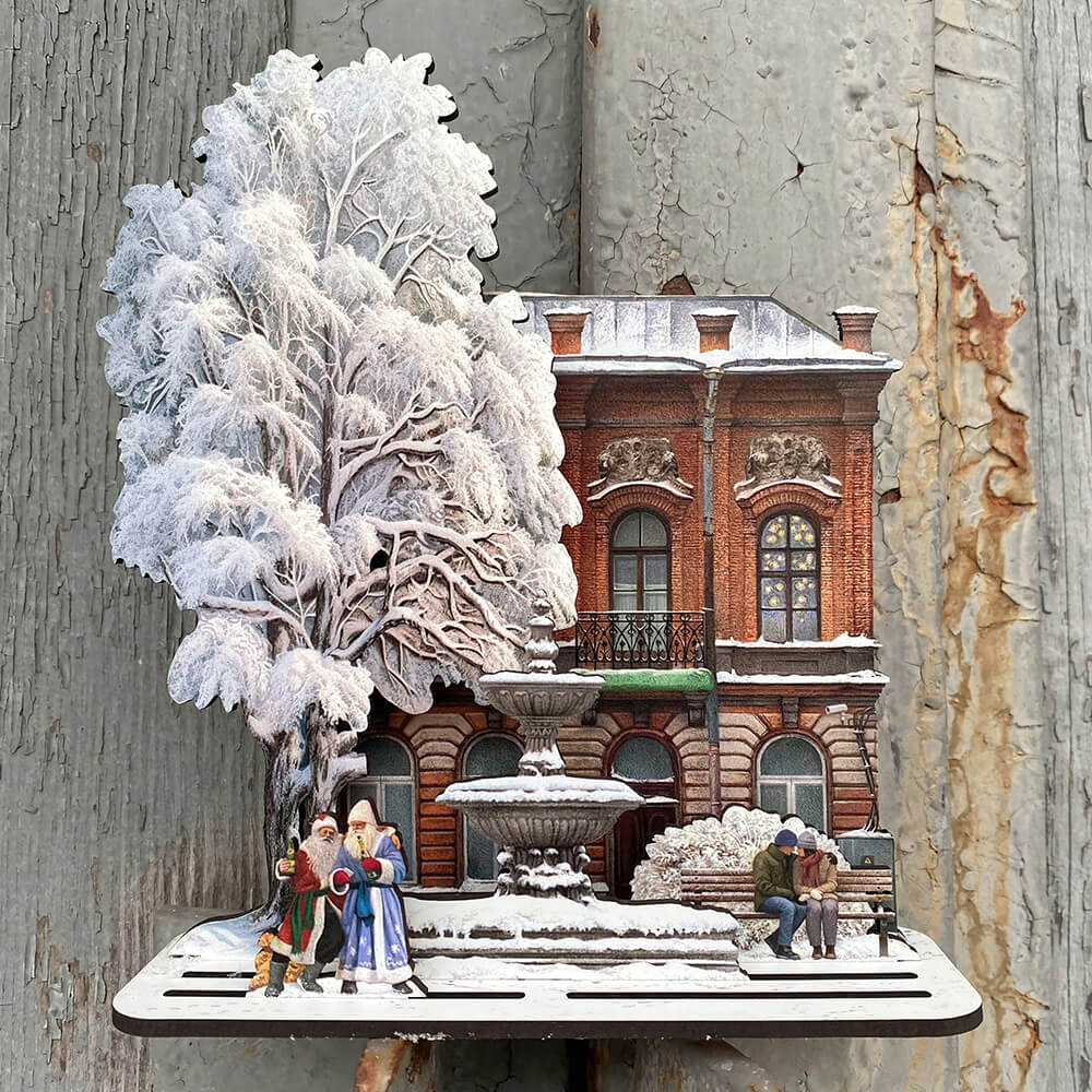 Набор Тот самый Петербург зимний с фонтаном