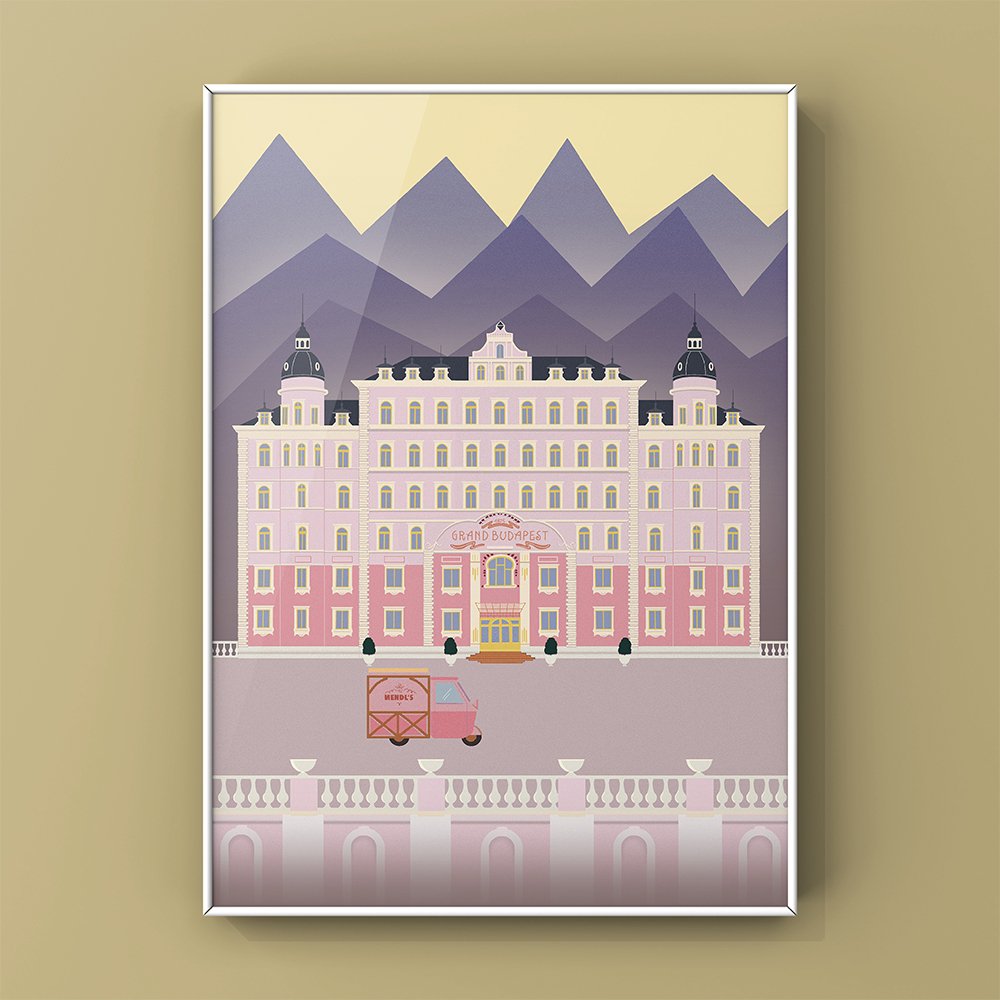 Плакат Отель Гранд Будапешт - фото 2