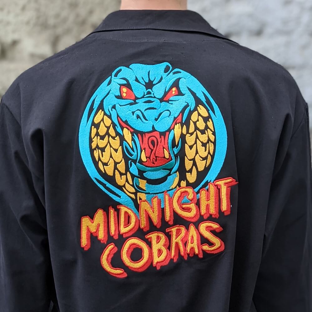 Рабочий халат Midnight Cobras Черный - фото 11