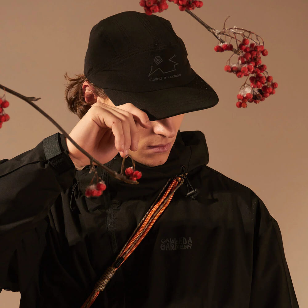 Спортивная кепка Called a Garment Hikercore Nylon Cap Black - фото 13