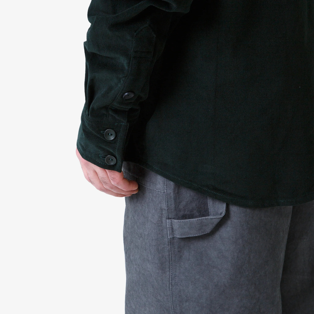Рубашка МЕЧ MICRO CORD SHIRT Dark Green - фото 8