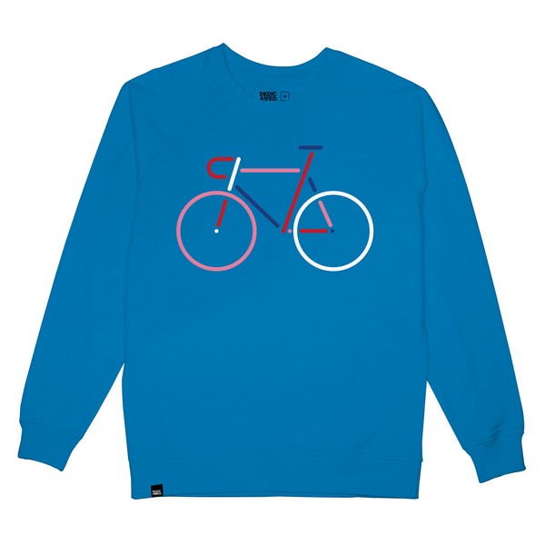 Свитшот Dedicated Malmoe Color Bike Blue мужской - фото 6