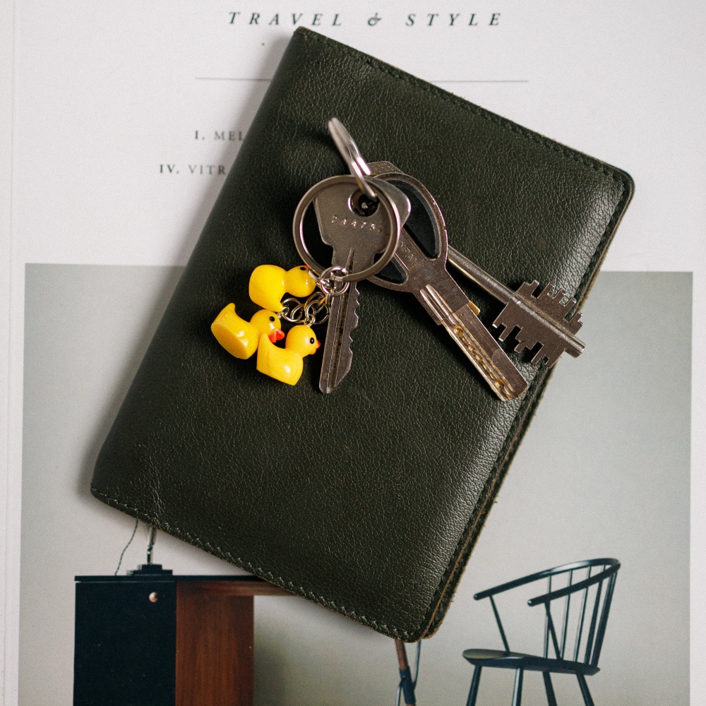 Брелок с тремя утками желтыми