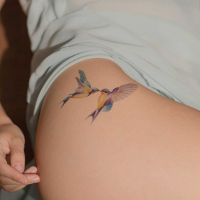Временная татуировка Swallows