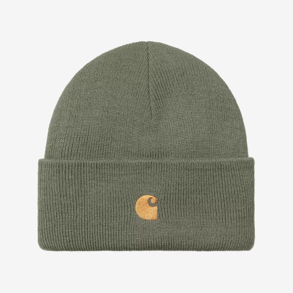 Шапка Carhartt WIP Chase Beanie Leaf / Gold
