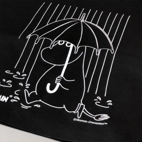 Шоппер Муми-тролли Фрекен Снорк с зонтом темный