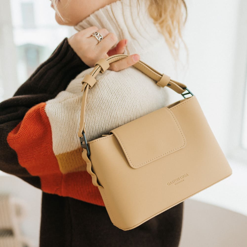 Кроссбоди сумка Gaston Luga Splashini Latte