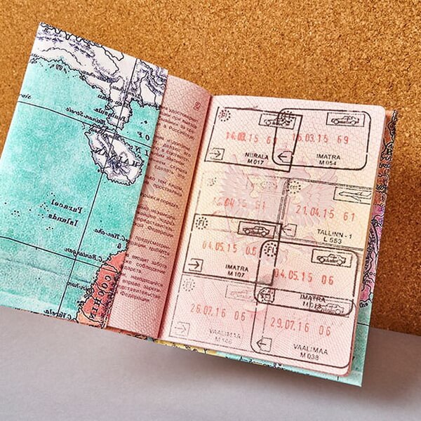 Обложка для паспорта из тайвека New Wallet New Voyager - фото 9