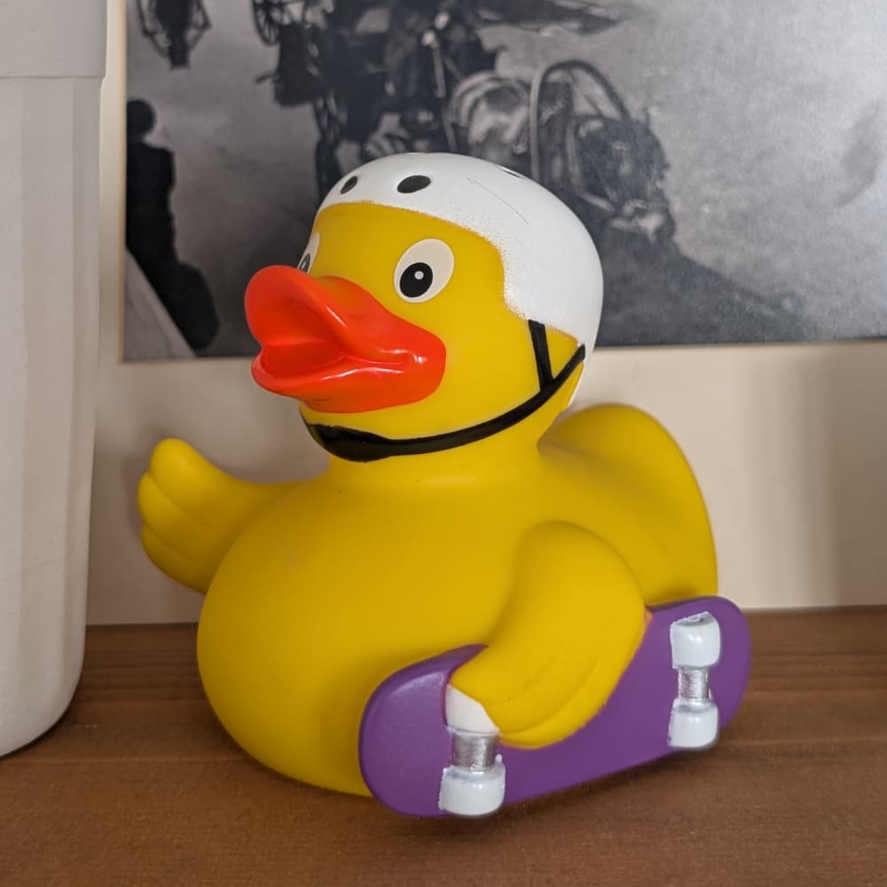 Утка Скейтбордист