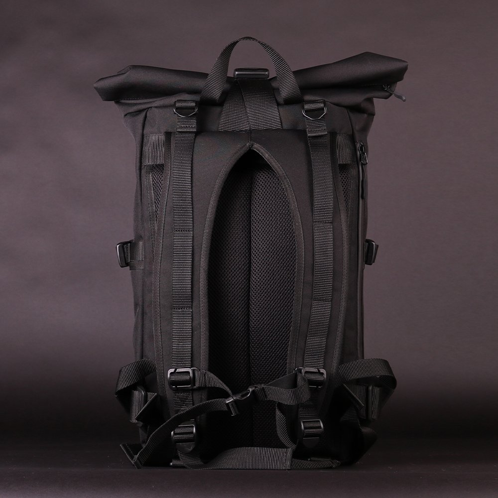 Рюкзак GO Technic Rolltop M черный - фото 3