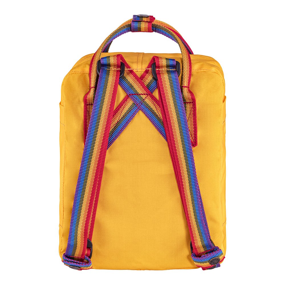 Рюкзак Fjallraven Kanken MINI Warm Yellow - Rainbow Pattern (141-907) - фото 2