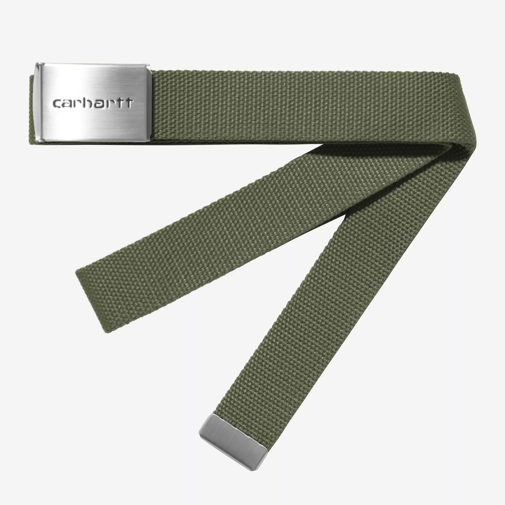 Ремень Carhartt WIP Clip Belt Chrome Leaf