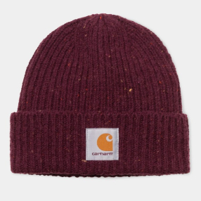 Шапка Carhartt WIP Anglistic Beanie - Merlot Heather