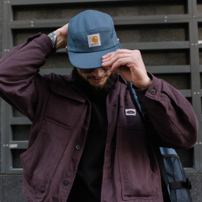 Кепка пятипанельная Carhartt WIP Backley Storm Blue