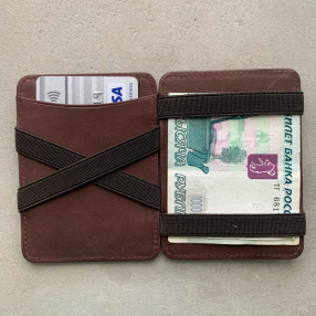 Волшебный кошелек Hunterson Magic Wallets коричневый