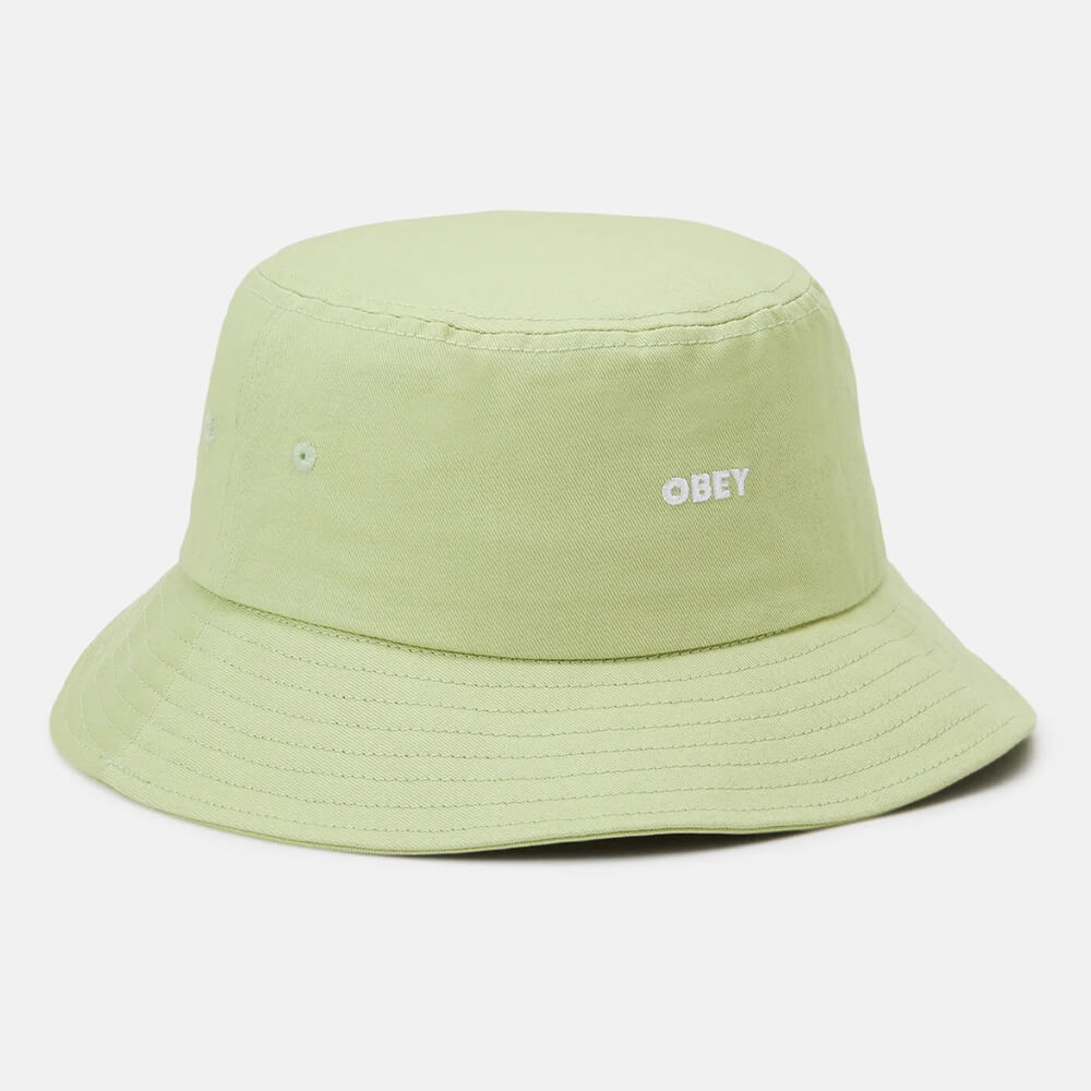 Панама Obey Bold Twill Bucket Hat Green Fig - фото 3