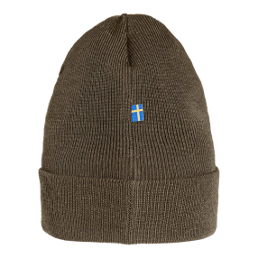 Шапка Fjallraven Classic Knit Hat Dark Olive (633)