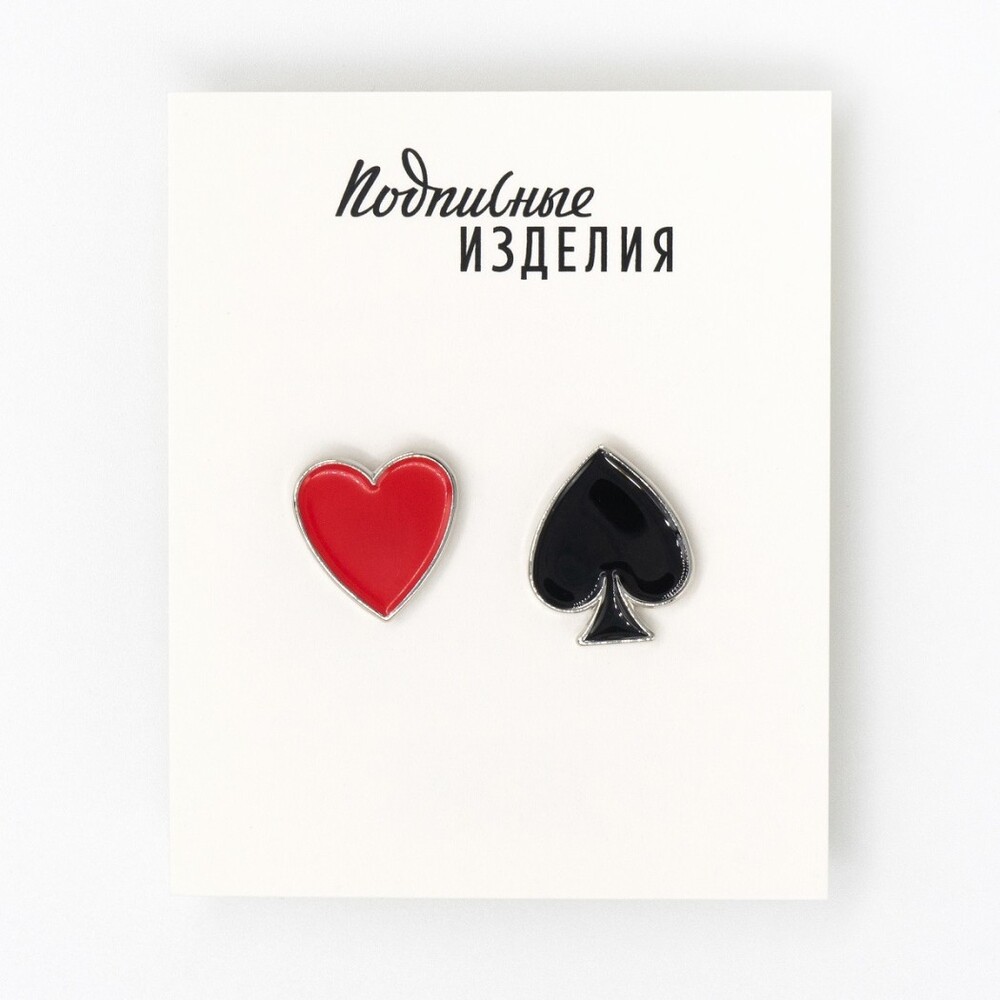 Значок парный Подписные издания Масть