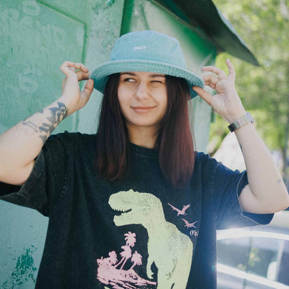 Панама Obey Bold Pigment Bucket Hat Surf Spray